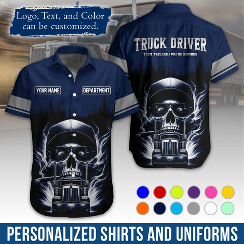 Custom Logo Trucker Apparel, Bulk Order Available, Personalized Gift for Trucking Business TRD01