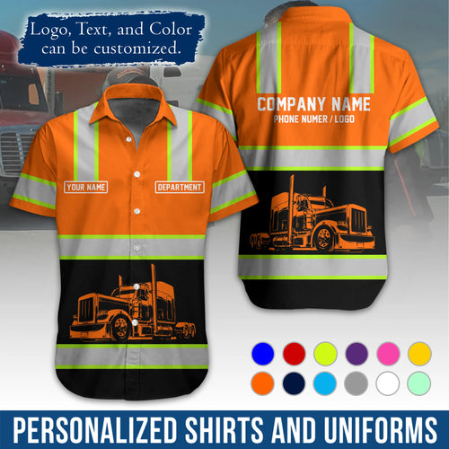Custom Logo Trucker Apparel, Bulk Order Available, Personalized Gift for Trucking Business TRD03