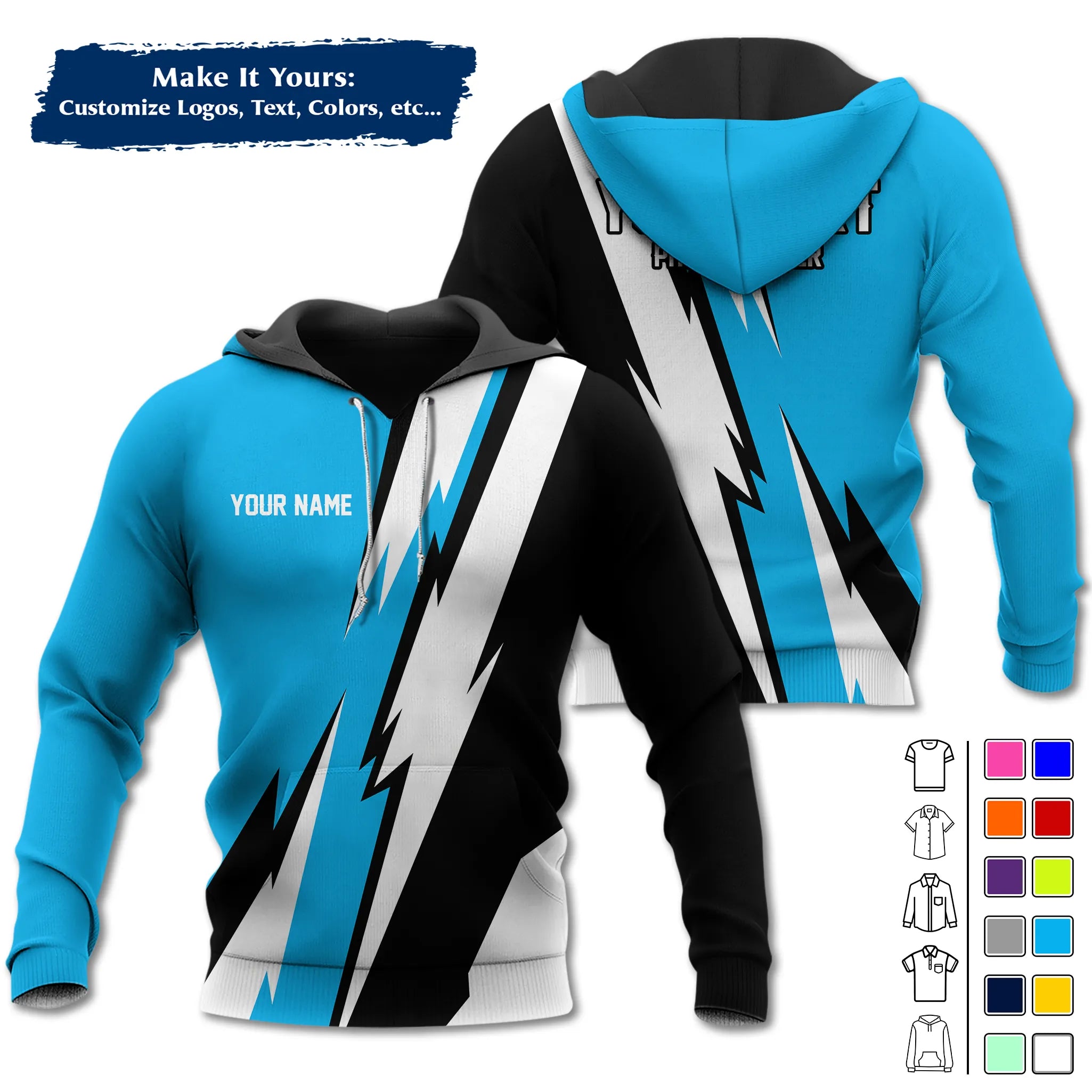 Custom Work Shirt & Uniform – Personalized with Company Logo, Name & Contact Inf UNF13