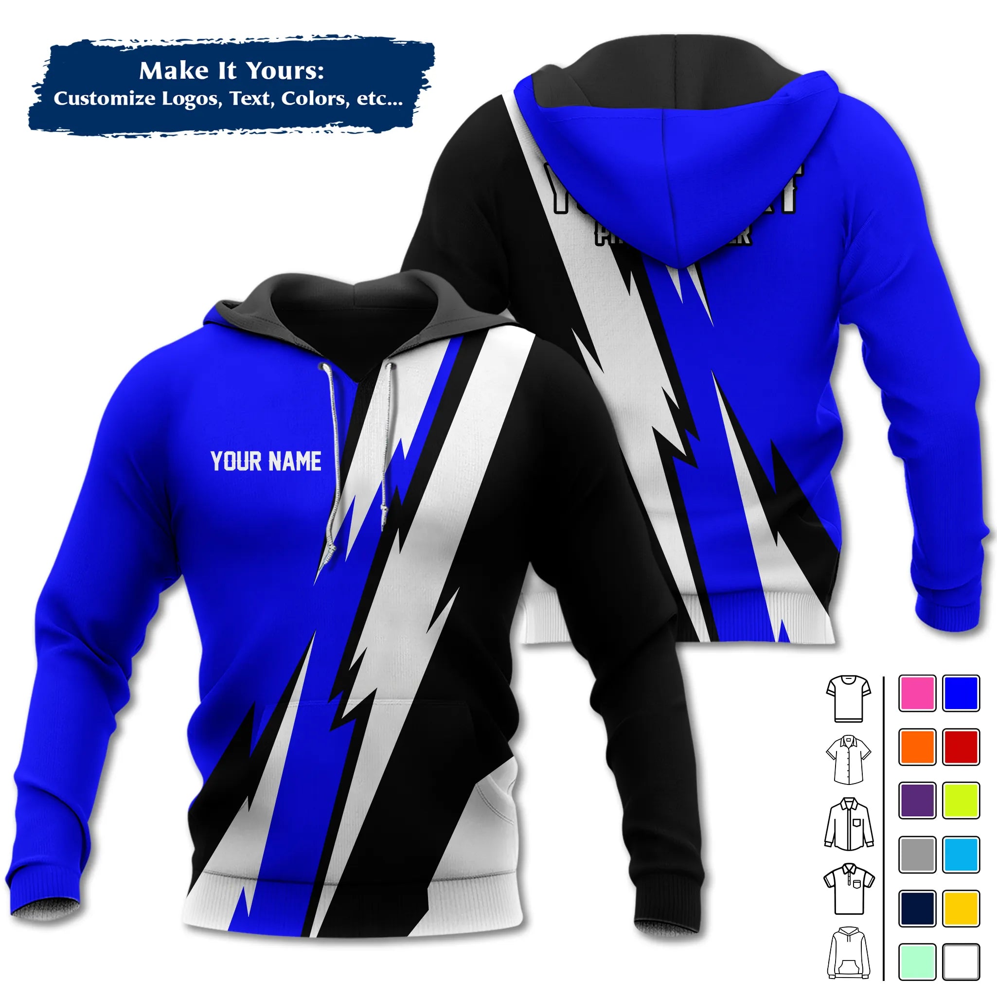 Custom Work Shirt & Uniform – Personalized with Company Logo, Name & Contact Inf UNF13