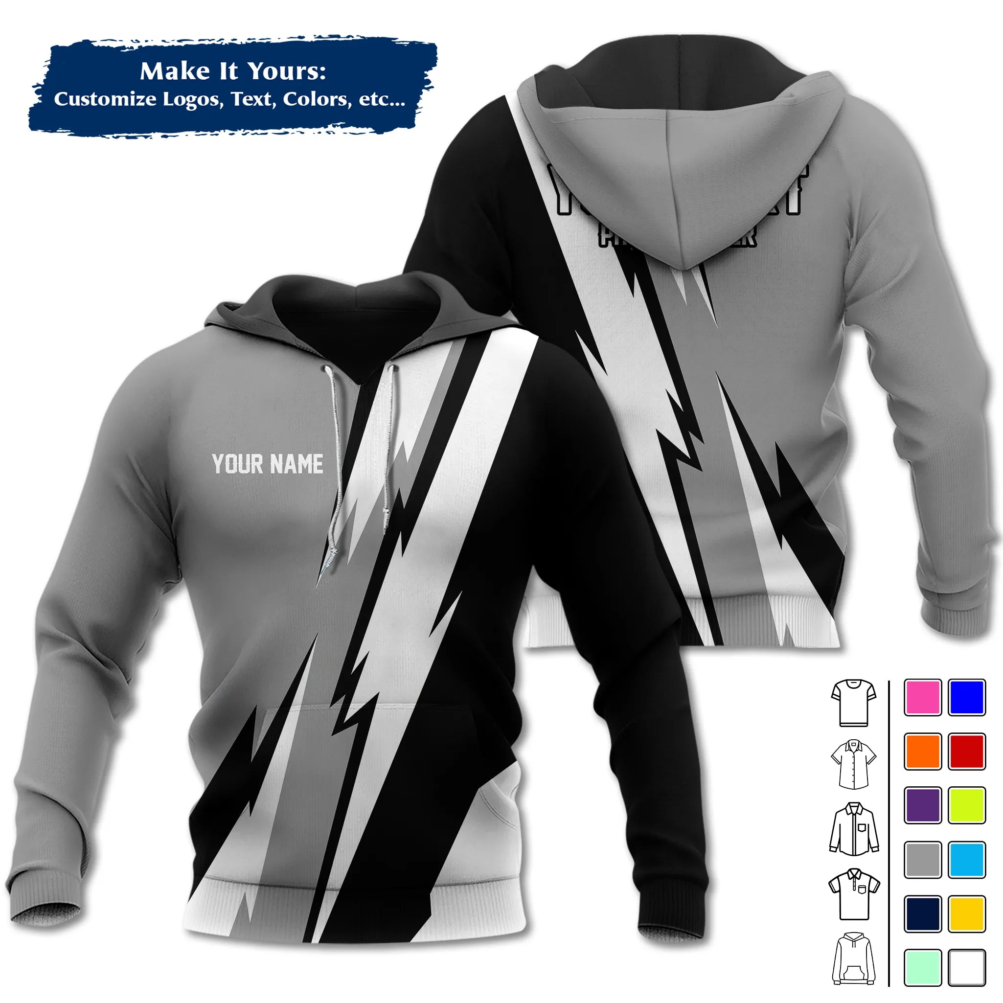 Custom Work Shirt & Uniform – Personalized with Company Logo, Name & Contact Inf UNF13