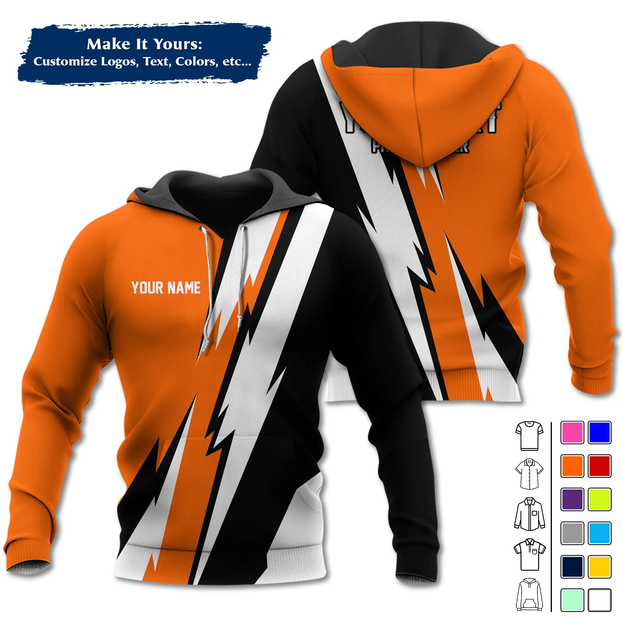 Custom Work Shirt & Uniform – Personalized with Company Logo, Name & Contact Inf UNF13