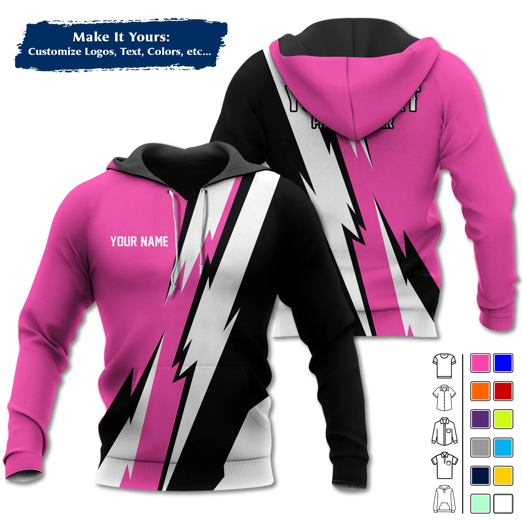 Custom Work Shirt & Uniform – Personalized with Company Logo, Name & Contact Inf UNF13