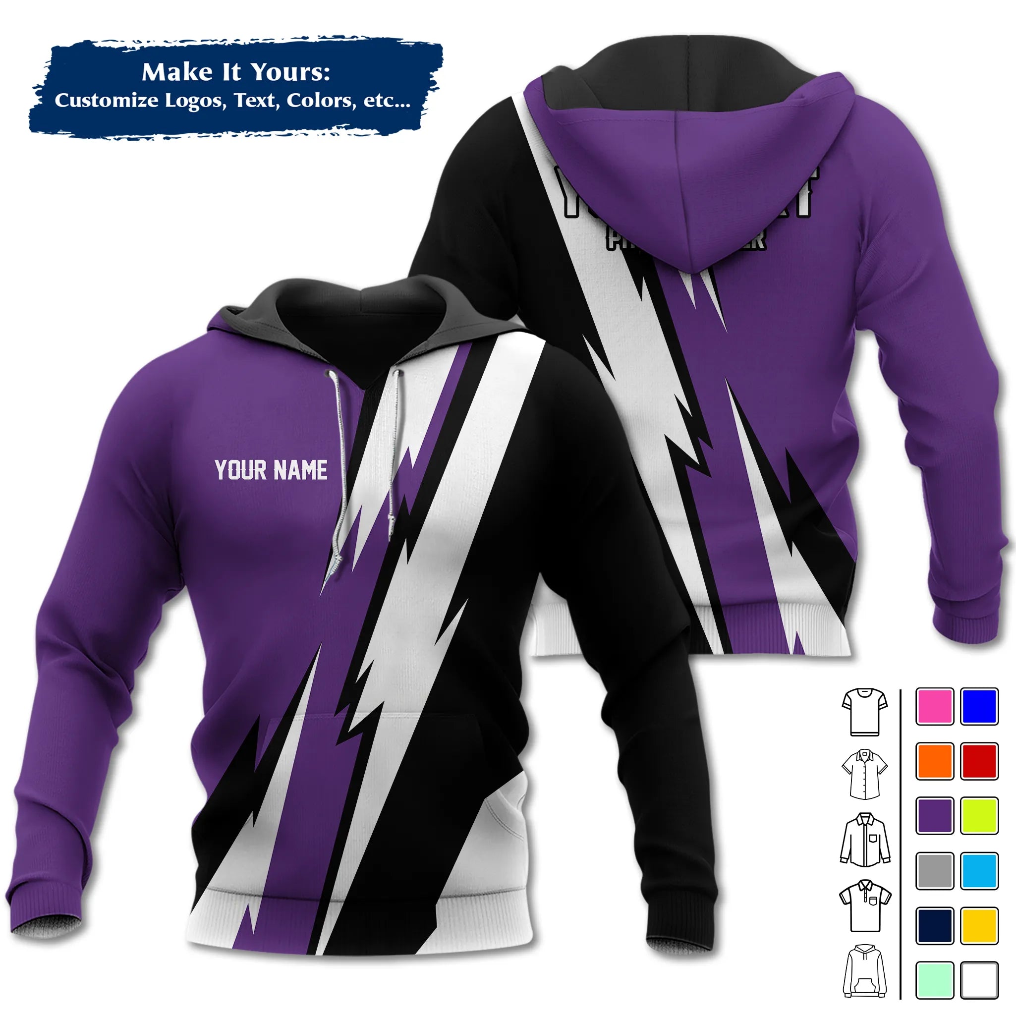 Custom Work Shirt & Uniform – Personalized with Company Logo, Name & Contact Inf UNF13