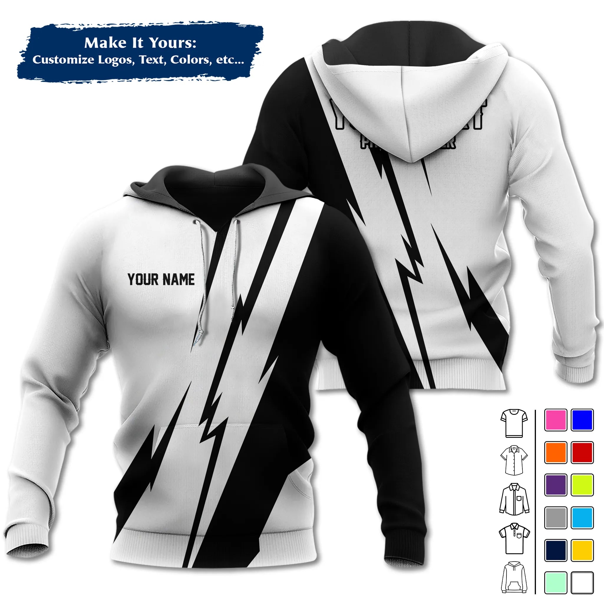 Custom Work Shirt & Uniform – Personalized with Company Logo, Name & Contact Inf UNF13