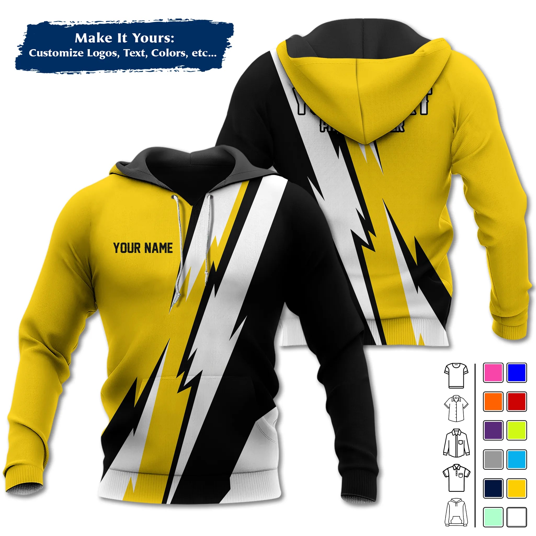 Custom Work Shirt & Uniform – Personalized with Company Logo, Name & Contact Inf UNF13