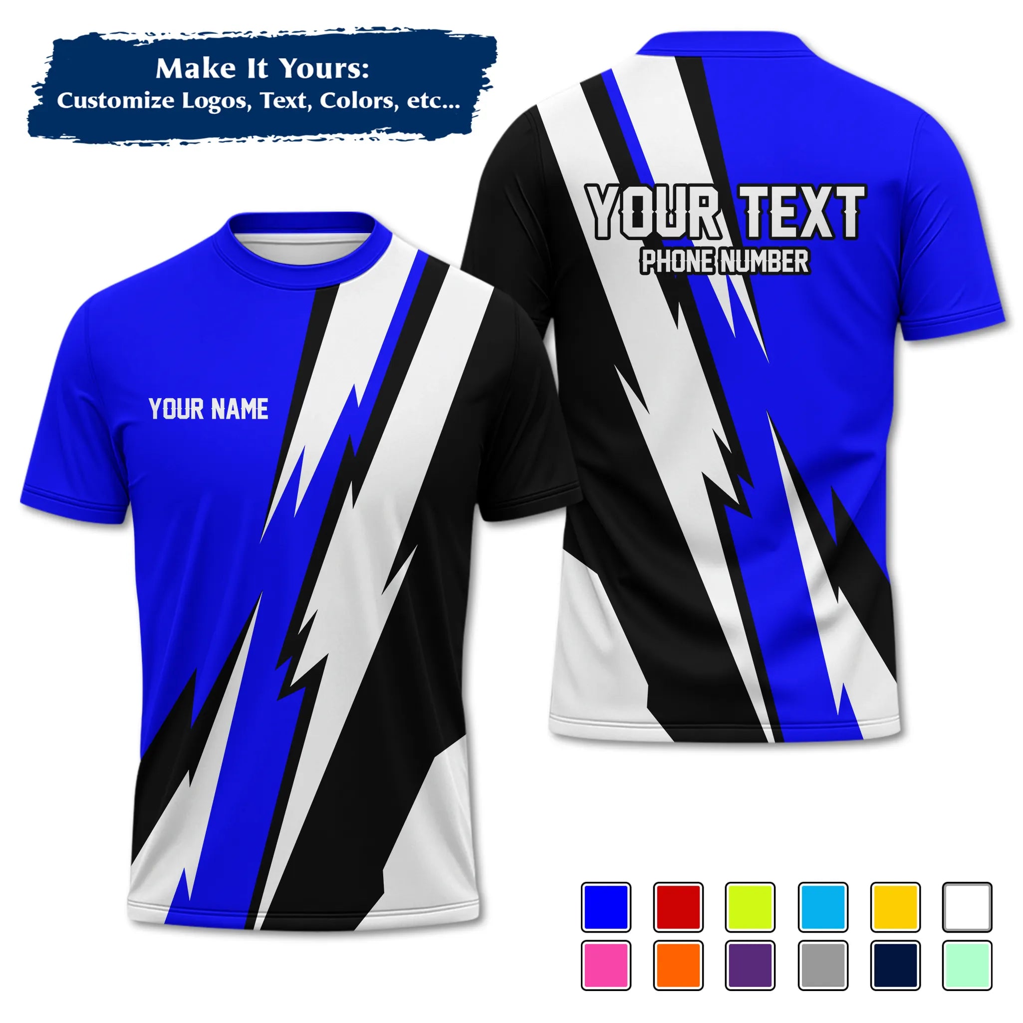 Custom Work Shirt & Uniform – Personalized with Company Logo, Name & Contact Inf UNF13