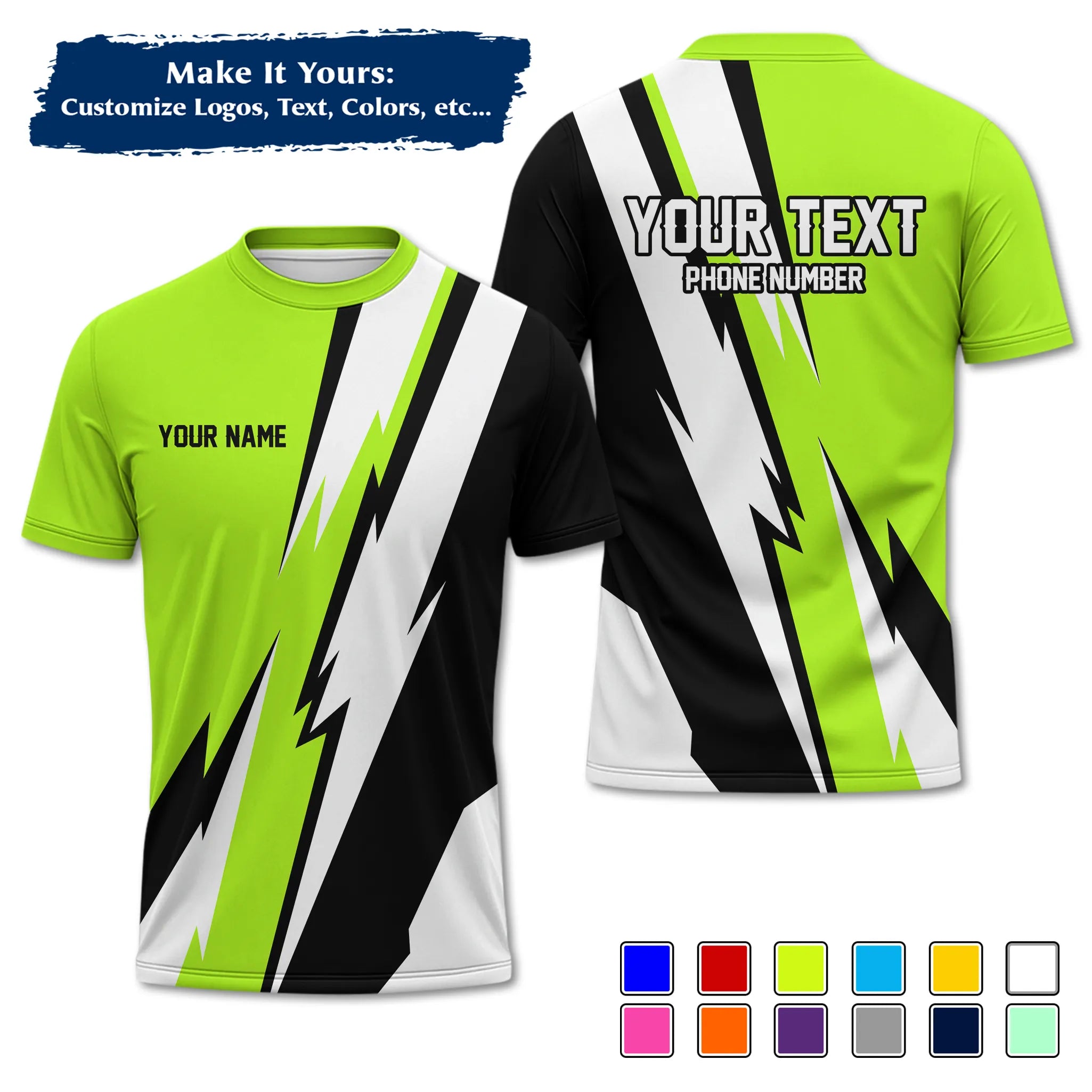 Custom Work Shirt & Uniform – Personalized with Company Logo, Name & Contact Inf UNF13