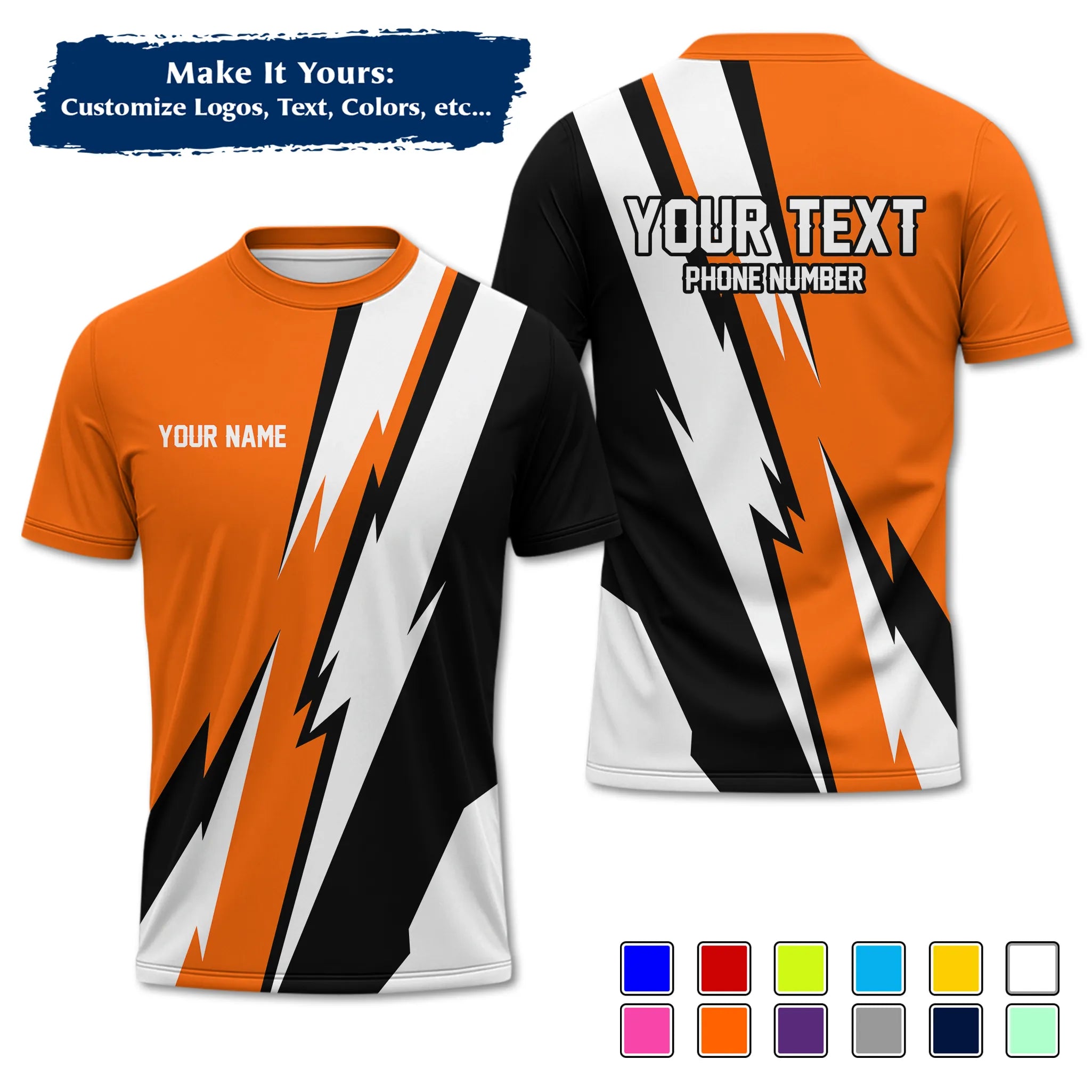 Custom Work Shirt & Uniform – Personalized with Company Logo, Name & Contact Inf UNF13
