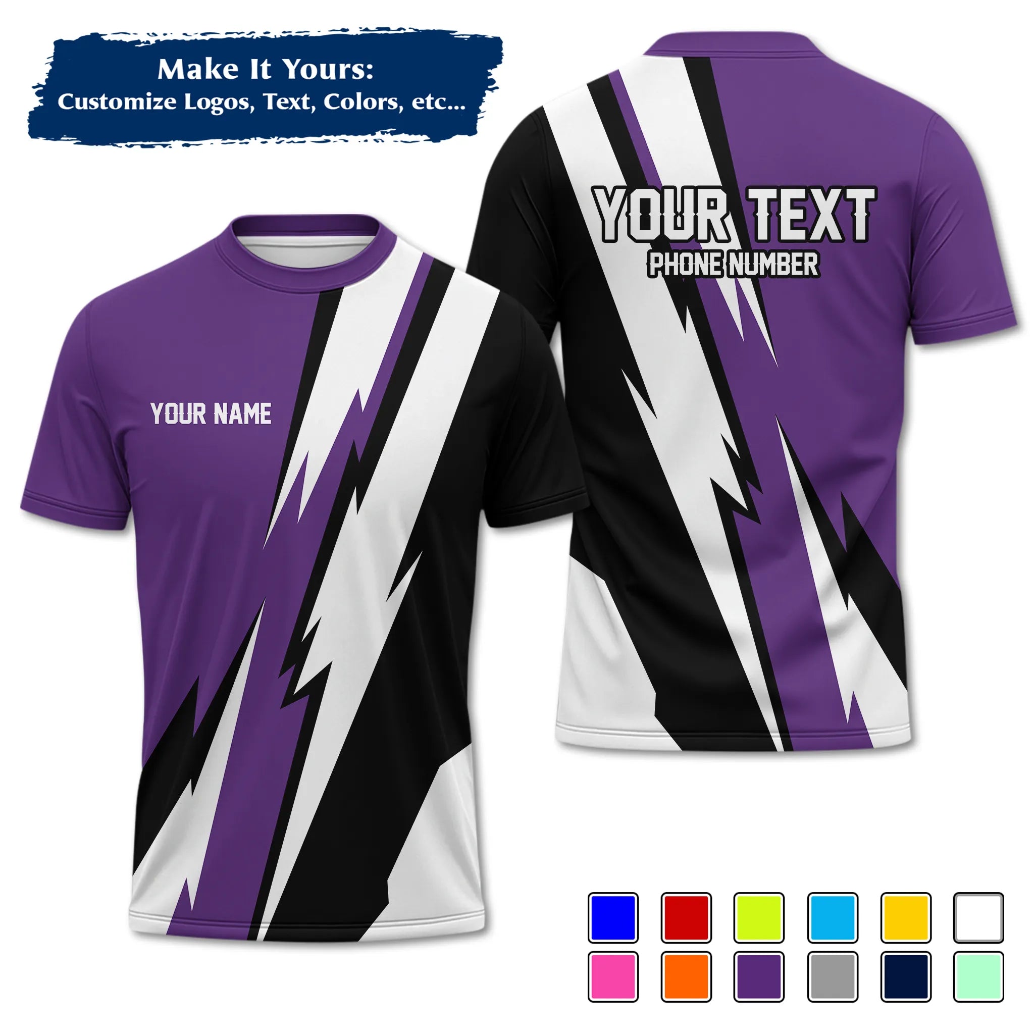 Custom Work Shirt & Uniform – Personalized with Company Logo, Name & Contact Inf UNF13