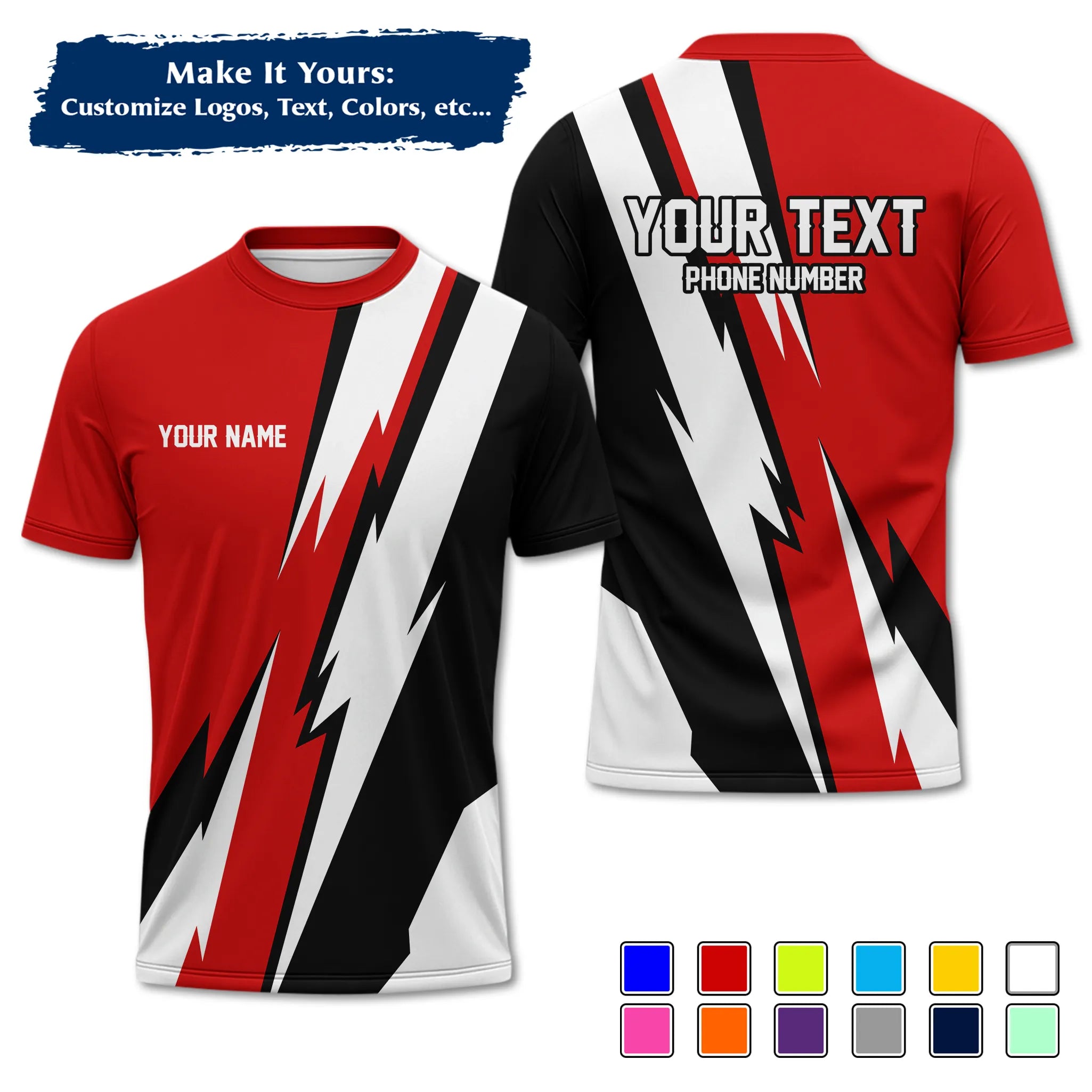 Custom Work Shirt & Uniform – Personalized with Company Logo, Name & Contact Inf UNF13