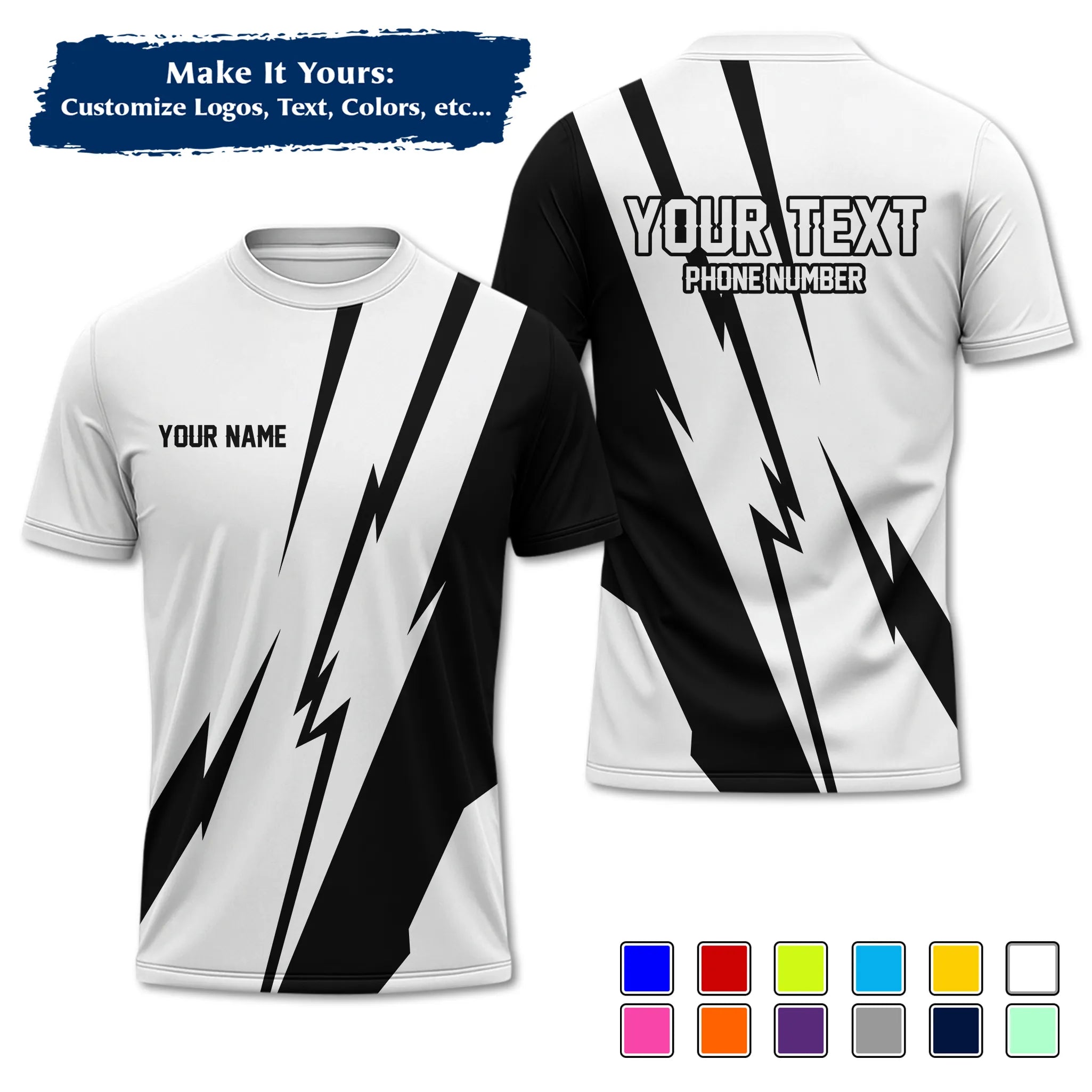 Custom Work Shirt & Uniform – Personalized with Company Logo, Name & Contact Inf UNF13