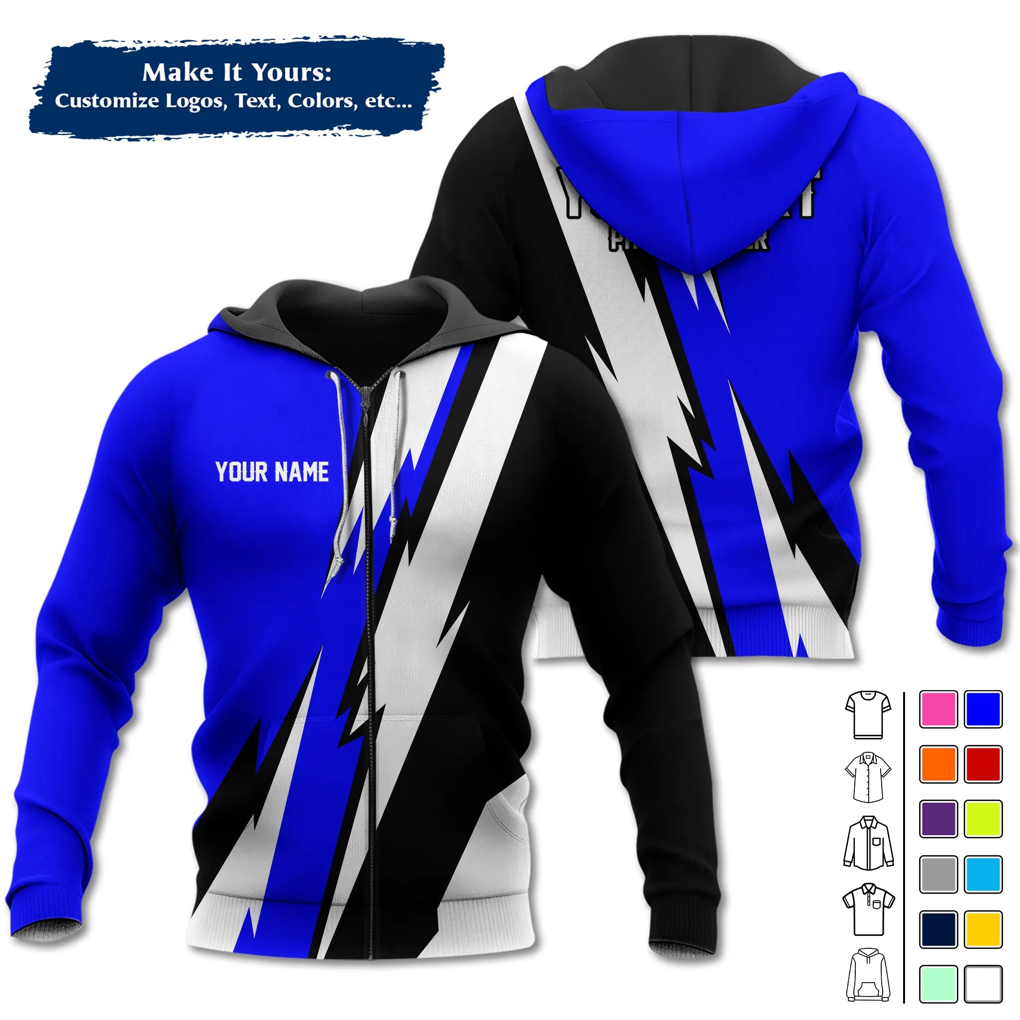 Custom Work Shirt & Uniform – Personalized with Company Logo, Name & Contact Inf UNF13