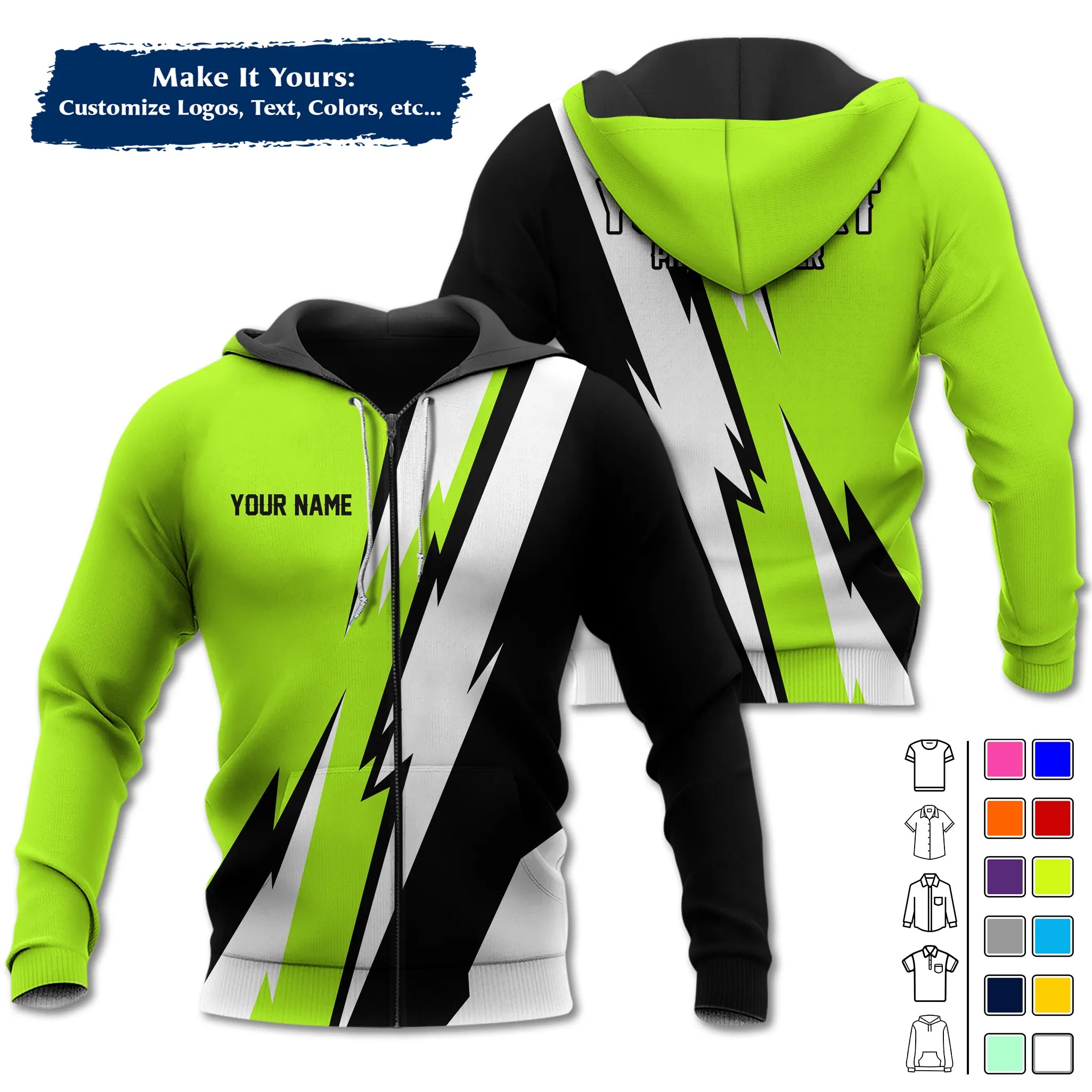 Custom Work Shirt & Uniform – Personalized with Company Logo, Name & Contact Inf UNF13