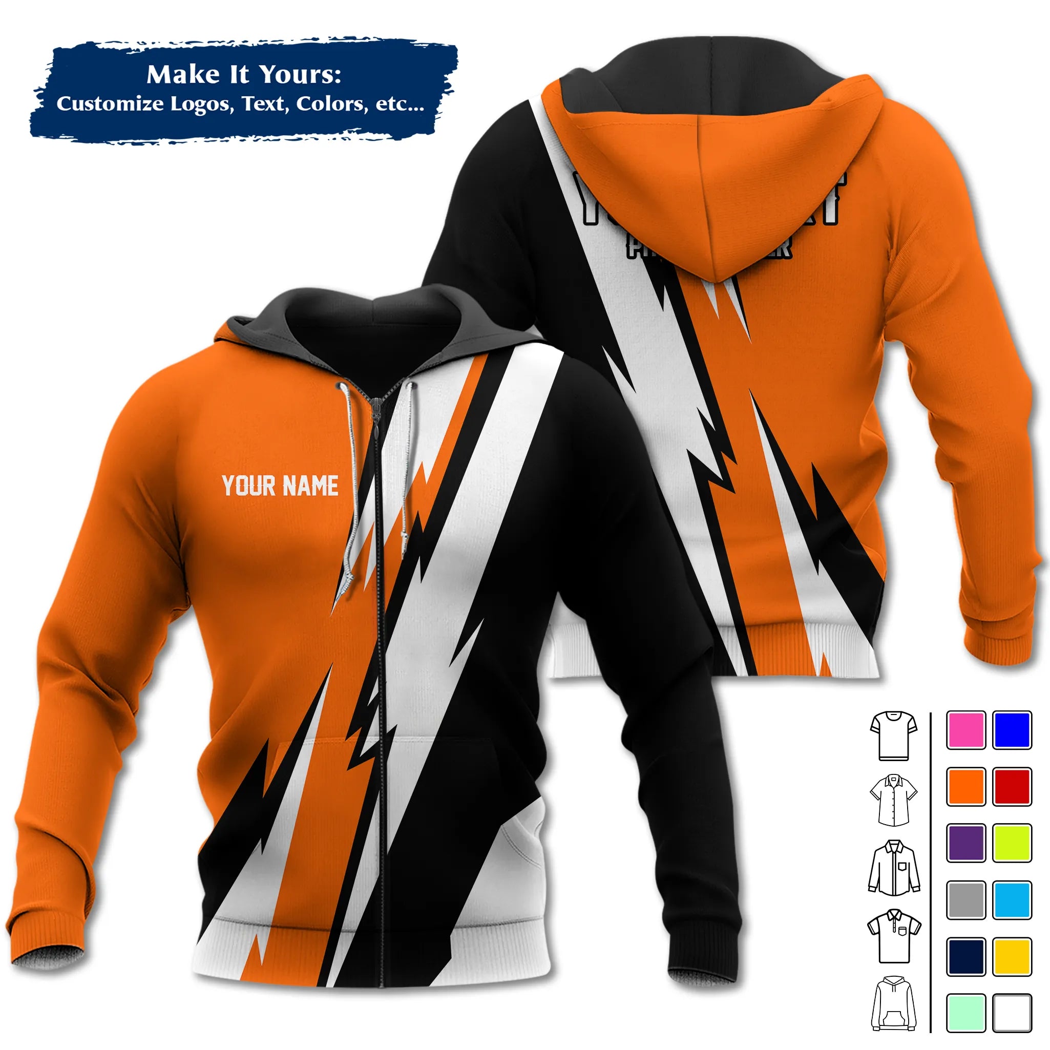 Custom Work Shirt & Uniform – Personalized with Company Logo, Name & Contact Inf UNF13