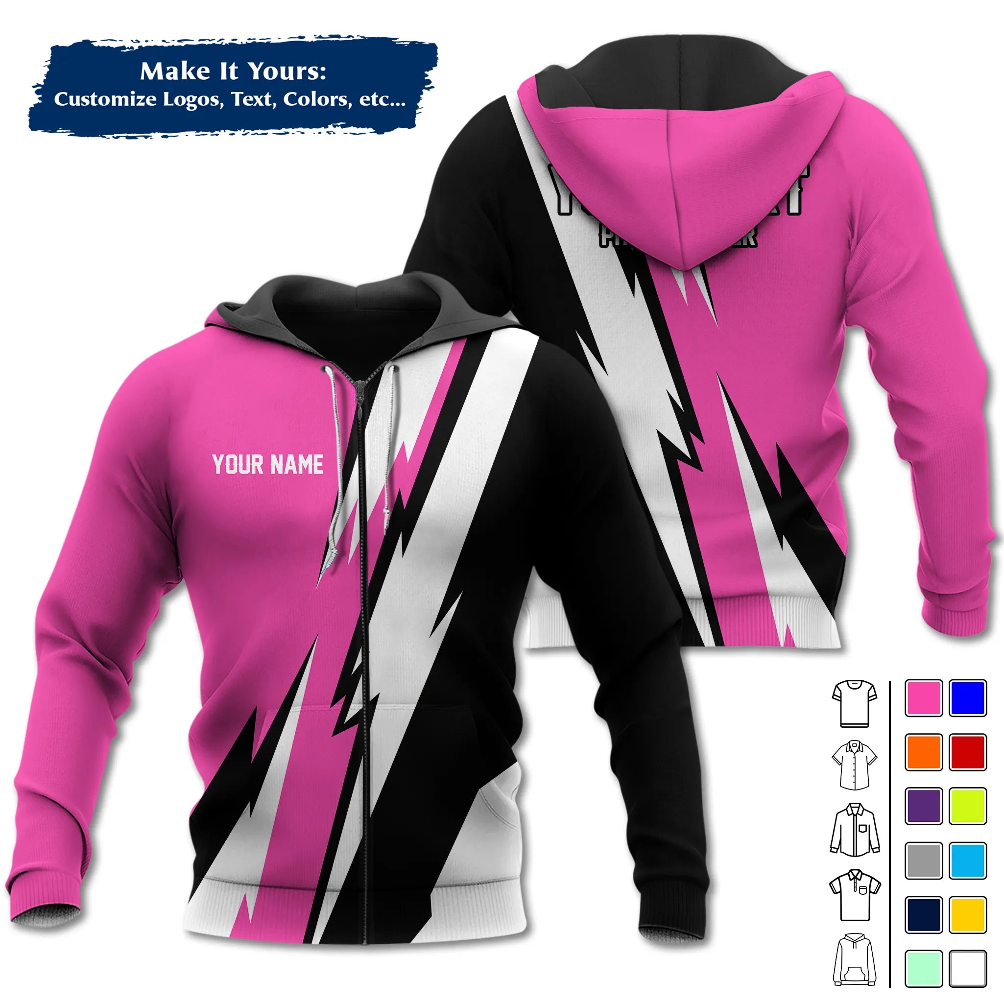 Custom Work Shirt & Uniform – Personalized with Company Logo, Name & Contact Inf UNF13