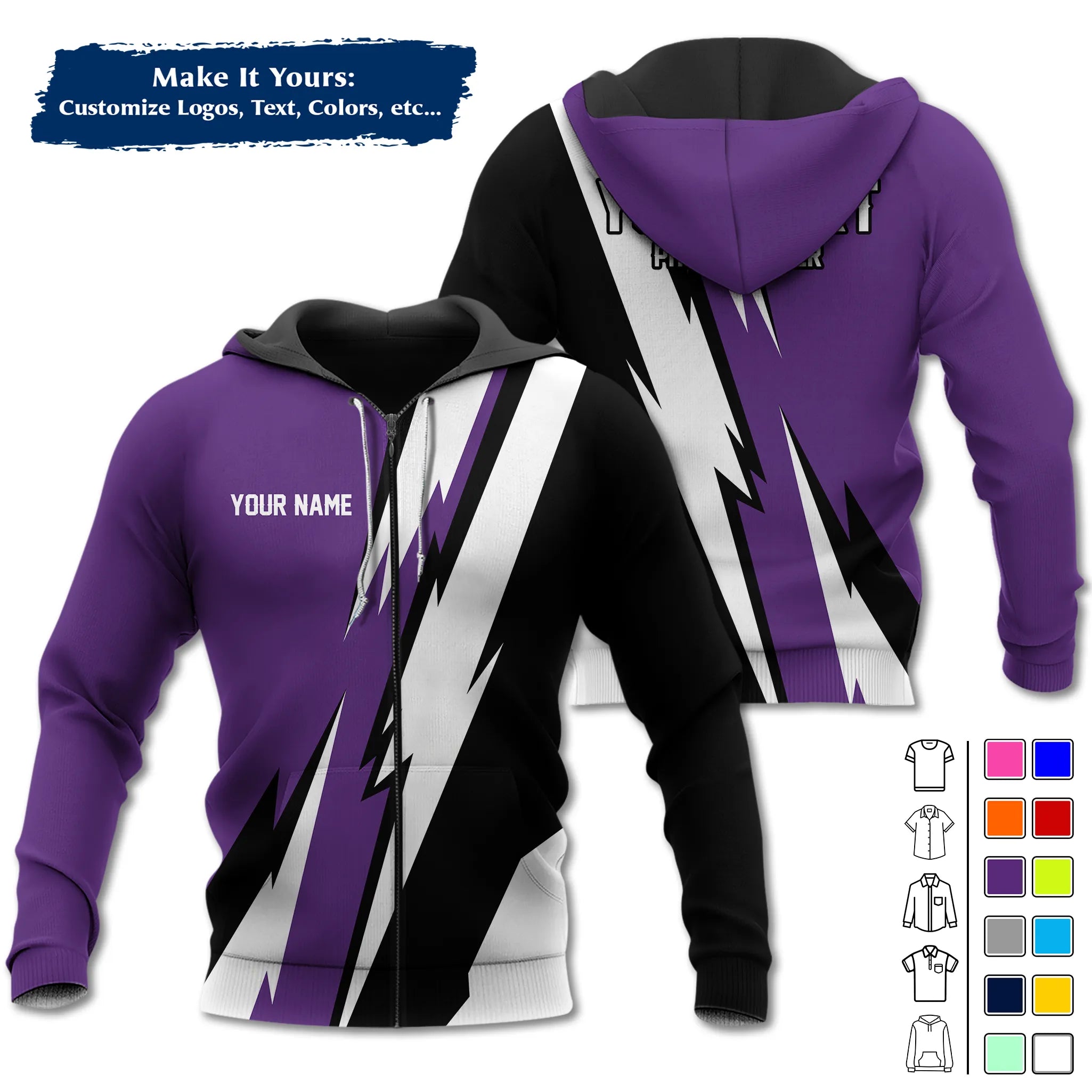 Custom Work Shirt & Uniform – Personalized with Company Logo, Name & Contact Inf UNF13