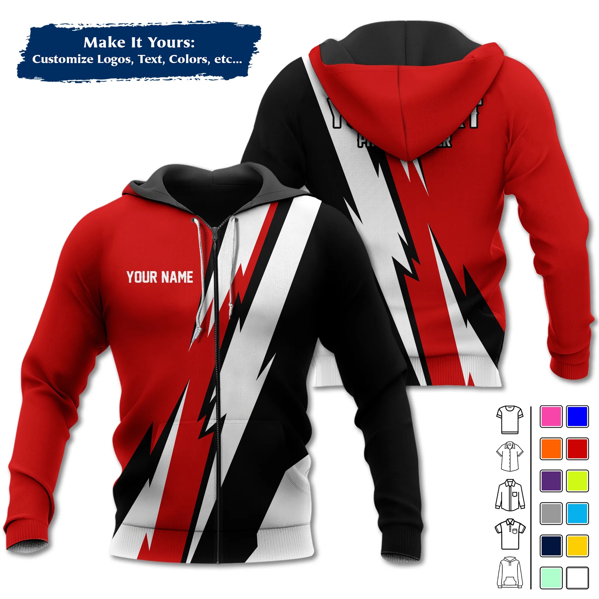 Custom Work Shirt & Uniform – Personalized with Company Logo, Name & Contact Inf UNF13