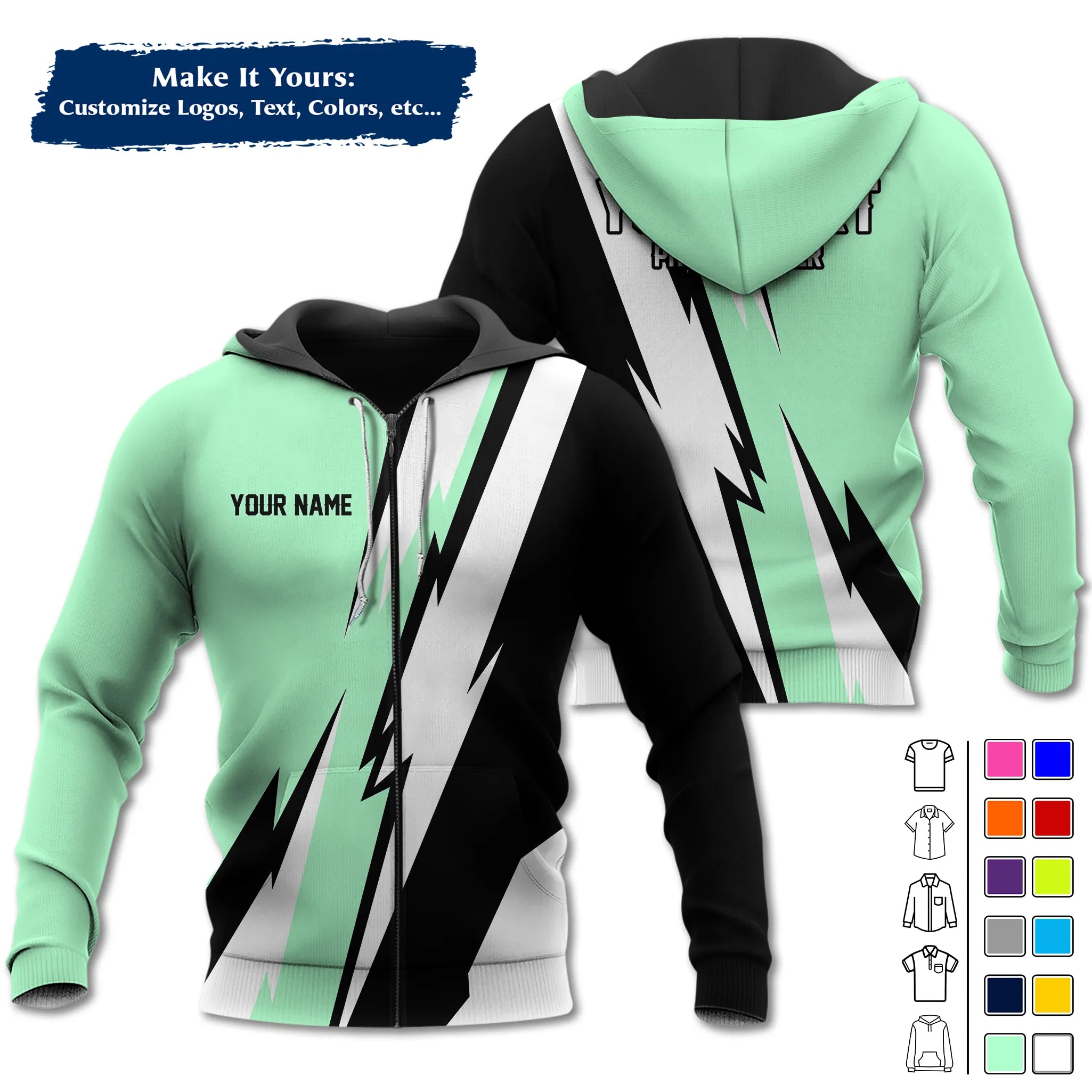 Custom Work Shirt & Uniform – Personalized with Company Logo, Name & Contact Inf UNF13